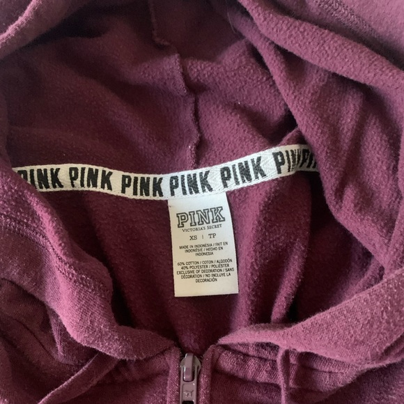 victoria secret/ pink zip up - Picture 2 of 2